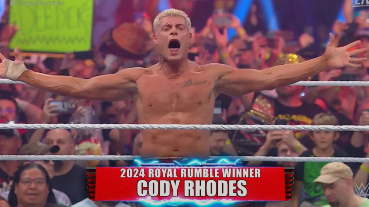 Cody Rhodes Reveals WrestleMania Opponent After Winning Royal Rumble